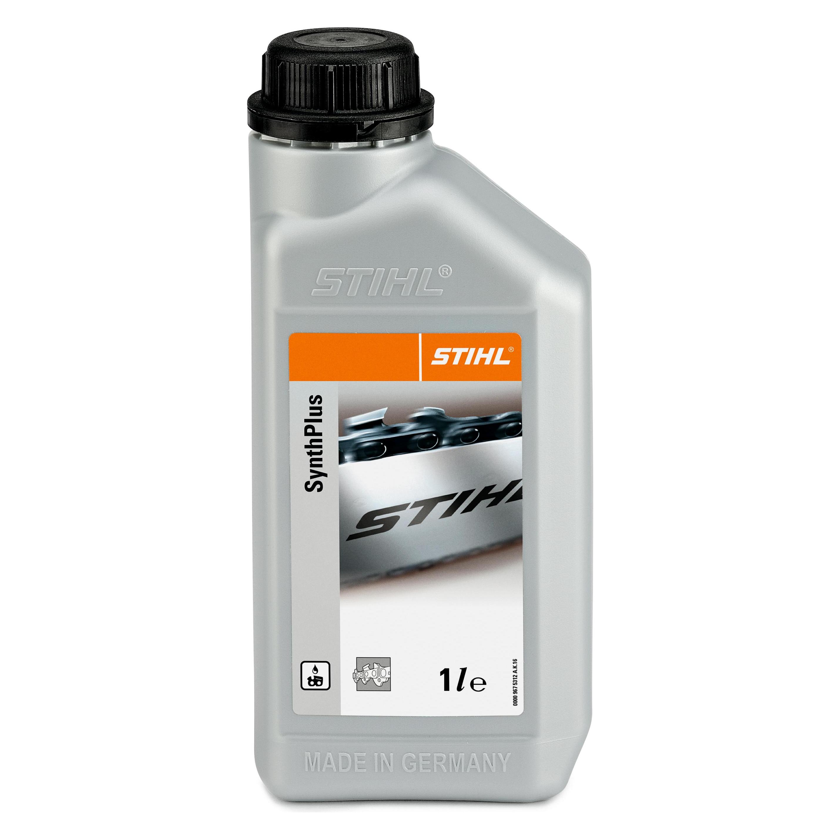 Stihl Sägekettenhaftöl SynthPlus, 1l Silber Orange (Kettensäge) (220008)