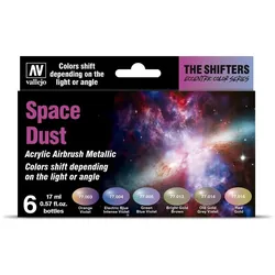 Vallejo Colorshift Space Dust Set (77091) - 6 Farben