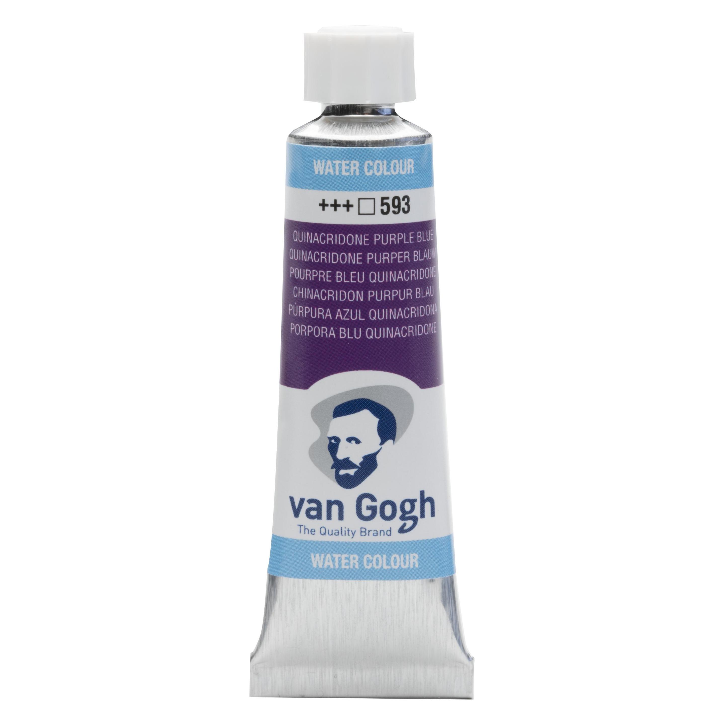 Van Gogh Aquarellfarbe 593 Chinacridon Purpur Blau, 10 ml (10 ml) (20015931)