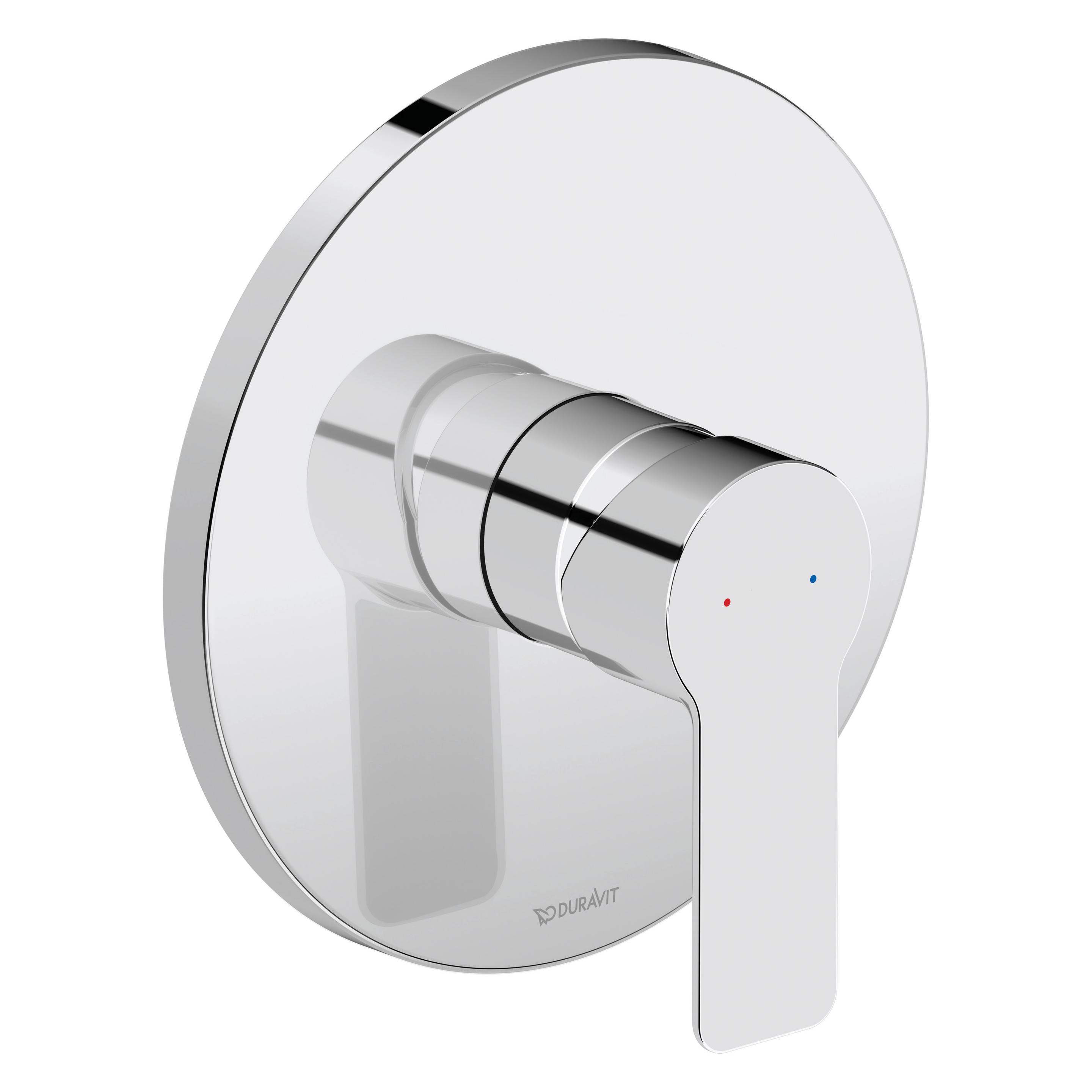 Duravit D-Code Einhebel-Brausemischer Unterputz, 1 Verbraucher (DC4210010010)