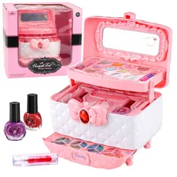 Beauty-Set für Make-up und Nägel, Kosmetikkoffer für Kinder