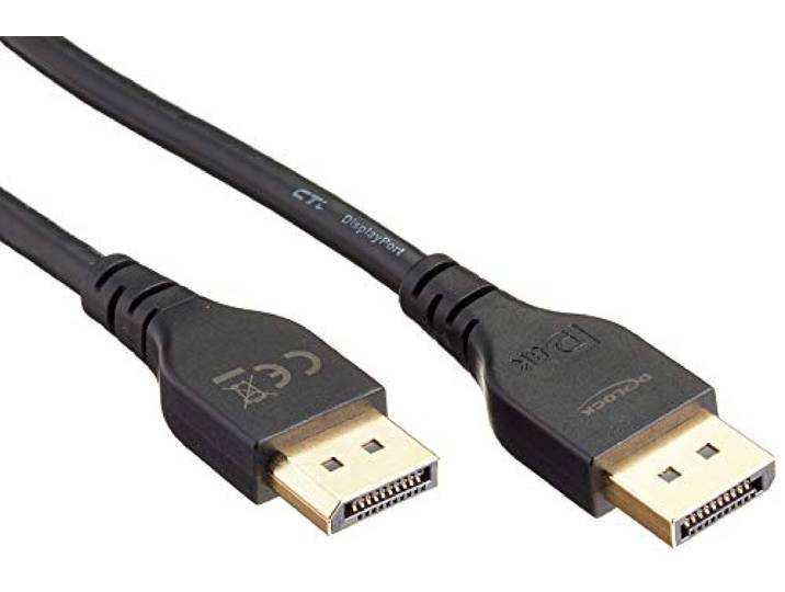 Delock DisplayPort-kabel 8K 60 Hz 1 m DP 8K gecertificeerd zonder vergrendelfunctie