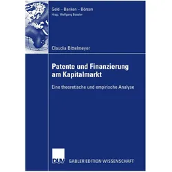 Patente und Bewertung am Kapitalmarkt, Fachbücher von Claudia Bittelmeyer
