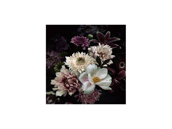 Glasbild „Schönes Blumenbouquet“ 80 x 80 cm Multicolor Crea Collection