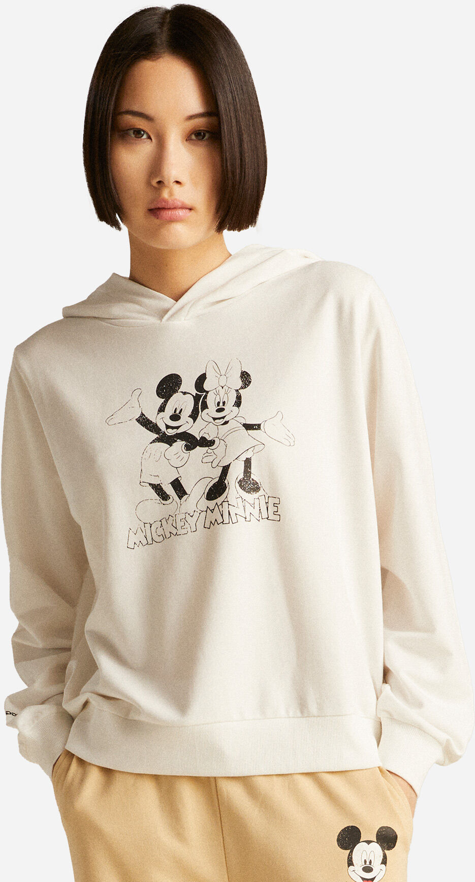 Freddy Topolino W - Felpa - Donna - Bianco S