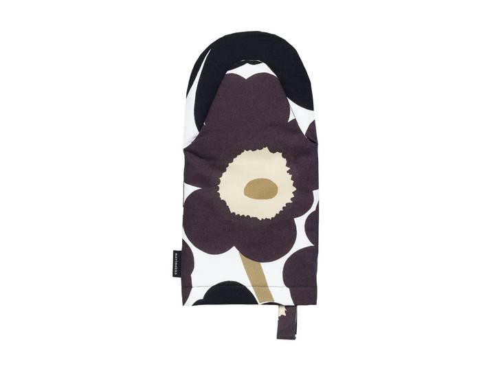 Marimekko Pieni Unikko ovenwant White-dark grey-beige