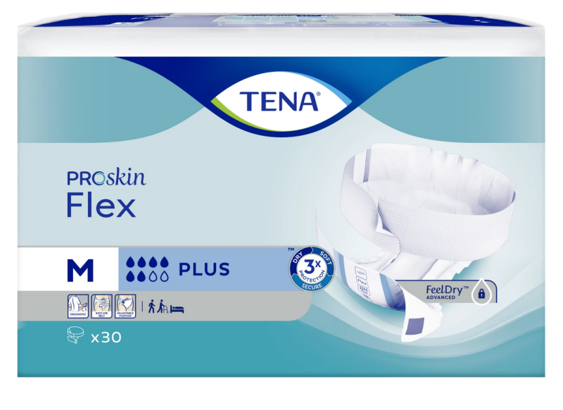 Tena Proskin Flex Plus Medium - 6 paquets de 30 protections
