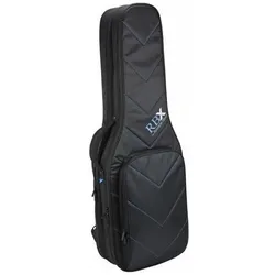 Reunion Blues RBX2E Doppel-Tasche E-Gitarre (E-Gitarre), Instrumententasche + Koffer, Blau, Schwarz