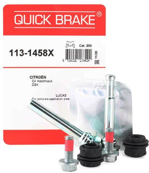 QUICK BRAKE 113-1458X Guide sleeve kit, brake caliper