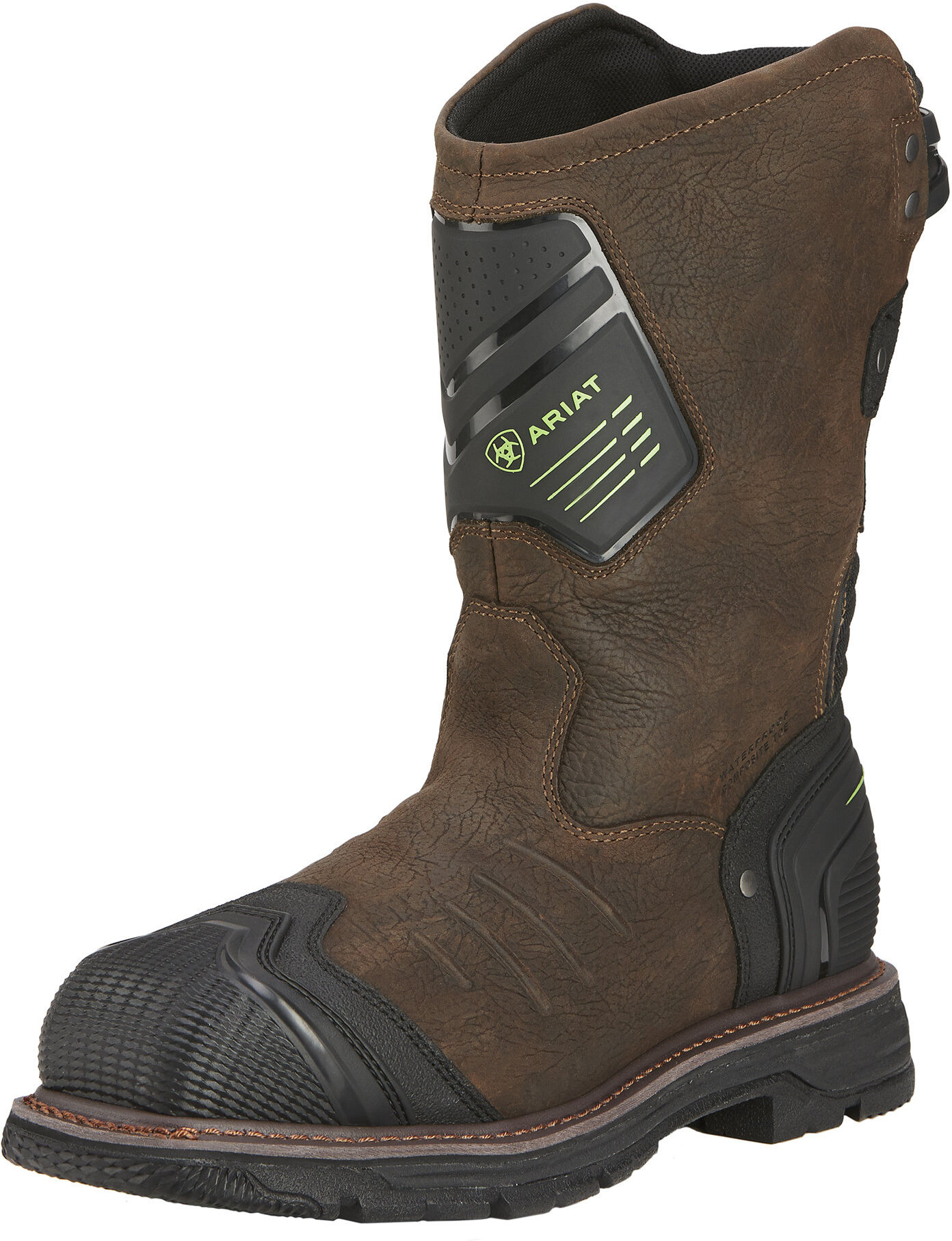 Men's Catalyst VX Work Wide Square Toe Waterproof Composite Boots in Bruin Brown, Size: 14 EE by Ariat