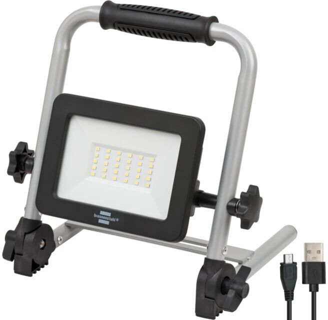 Brennenstuhl Projecteur sans fil EL 2000 MA / LED 20W pour l'intérieur et l'extérieur IP54 (projecteur de travail à LED 2150lm avec batterie Li-Ion in (1171960205)