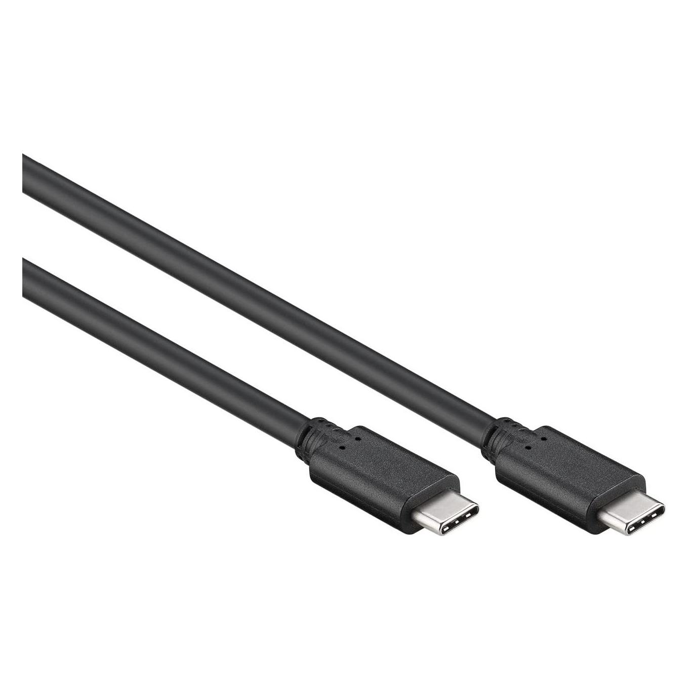 Good Connections Lade- und Datenkabel USB 3.1 (Gen.1), USB-C Stecker beidseitig, CU, schwarz, 2m, (2 m, USB 3.2 Gen 2) (GC-M0115)