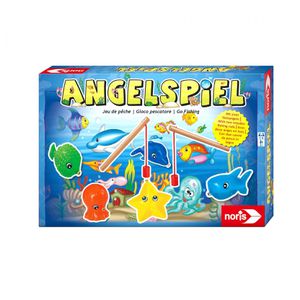 Noris Lernspiel 606041894, Angelspiel, ab 2 Jahre, 1-4 Spieler