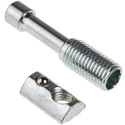 RS PRO, Zubehör Befestigungstechnik, T-Matic Connector, slot 8, with spring