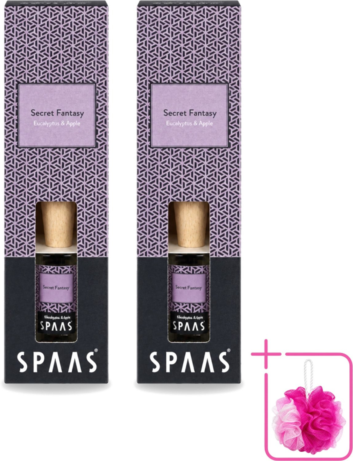 Spaas Geurstokjes Secret Fantasy Eucalyptus en Appel 2 x 80 ml