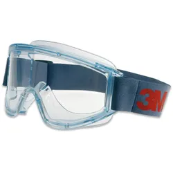 3M 2890S Vollsichtbrille AS/AF/UV, PC, ohne Belüftungsschlitze (gasdicht), verstellbare Gelenke