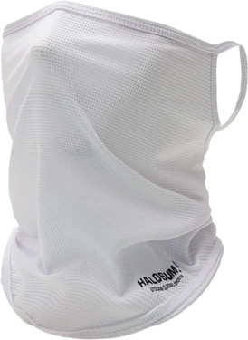 Quick Pick Pro Ice Silk Cooling Balaclava UV Protection Face Mask For Cycling Hiking & Outdoor Sports off White