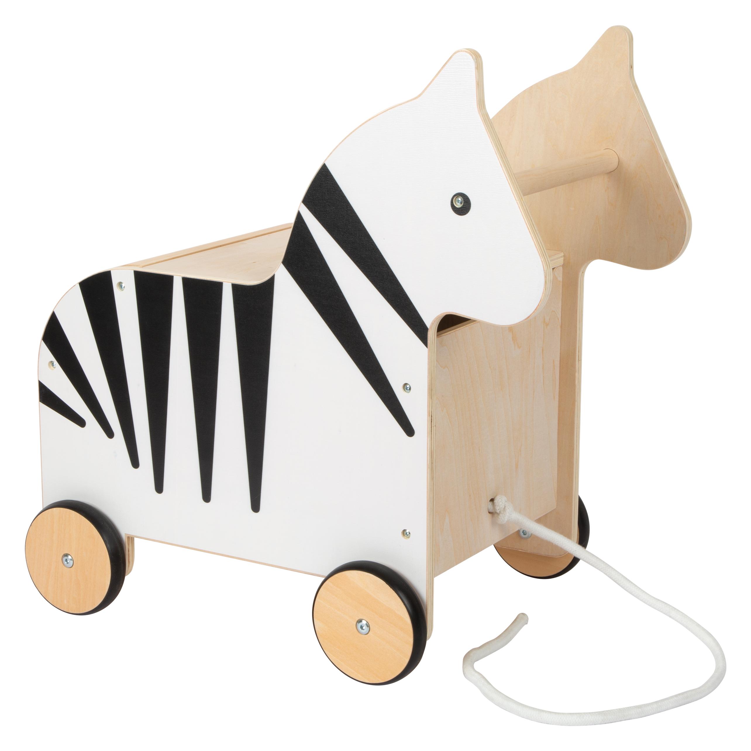 small foot Spielzeugkiste mit Rollen Zebra "Wildlife" (12425)