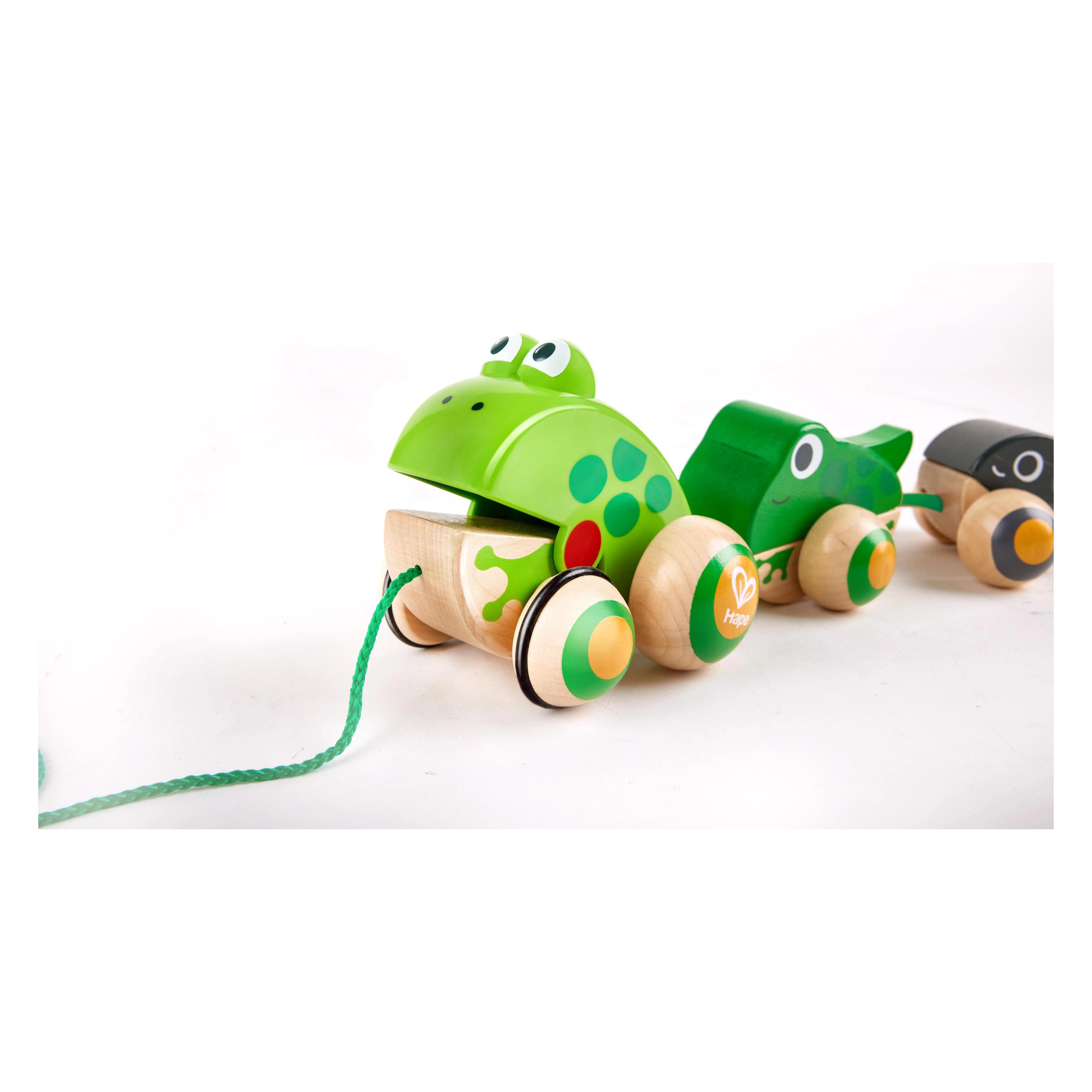 Hape Nachziehbare Frosch-Familie (E0365A)