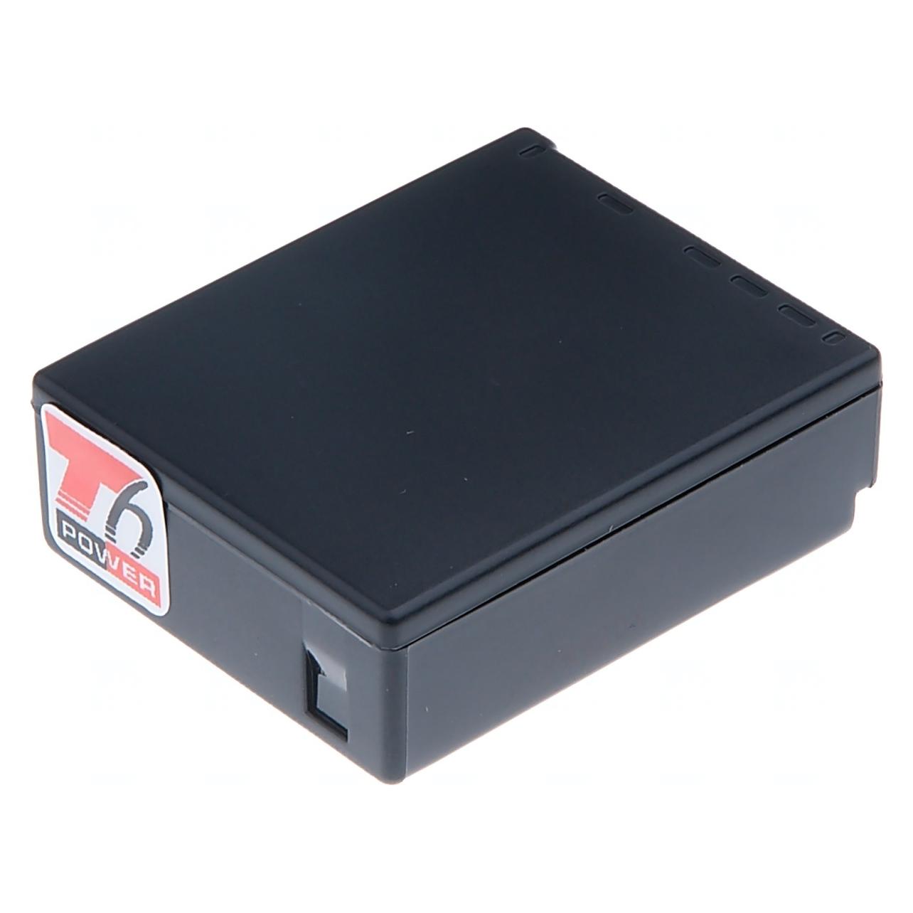 T6 Power Baterie Panasonic DMW-BCD10, CGA-S007, CGR-S007E, CGR-S007E/1B,,????ern???? (Kamera Akku) (DCPA0012)
