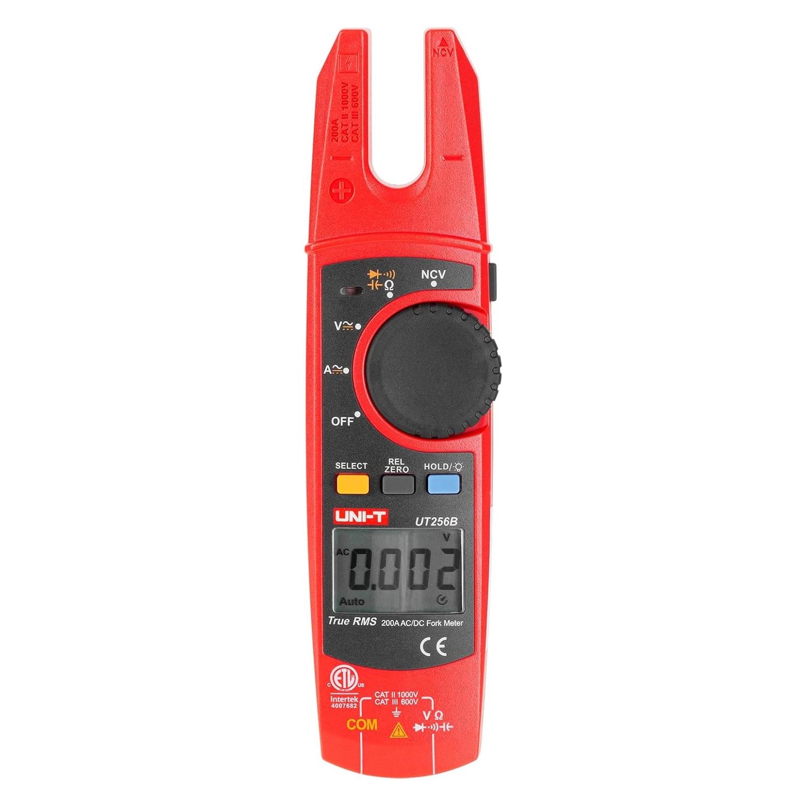 Uni-T TERMINAL-MESSGERÄT (OFFENE ANSCHLÜSSE) UT-256B (CAT III 1000V, CAT IV 600V, Zangenstrommesser) (MIE0190)