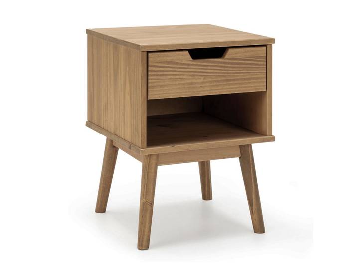 NACHTTISCH Bali 1 Schublade Farbe Wachs