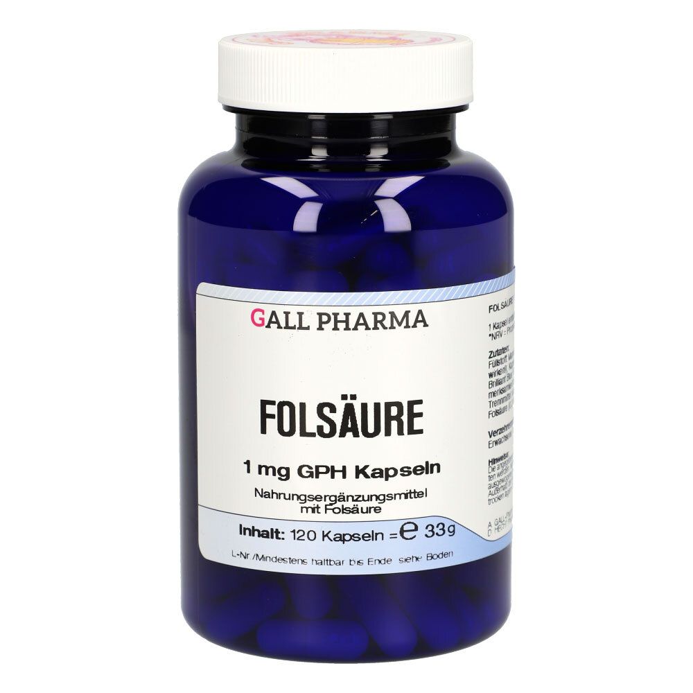 Folsäure 1 mg GPH Kapseln 120 St