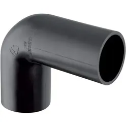 Geberit Pe Anschlussbogen 363083161 DN 56x44mm, 90Grad, PE-HD, für Manschette