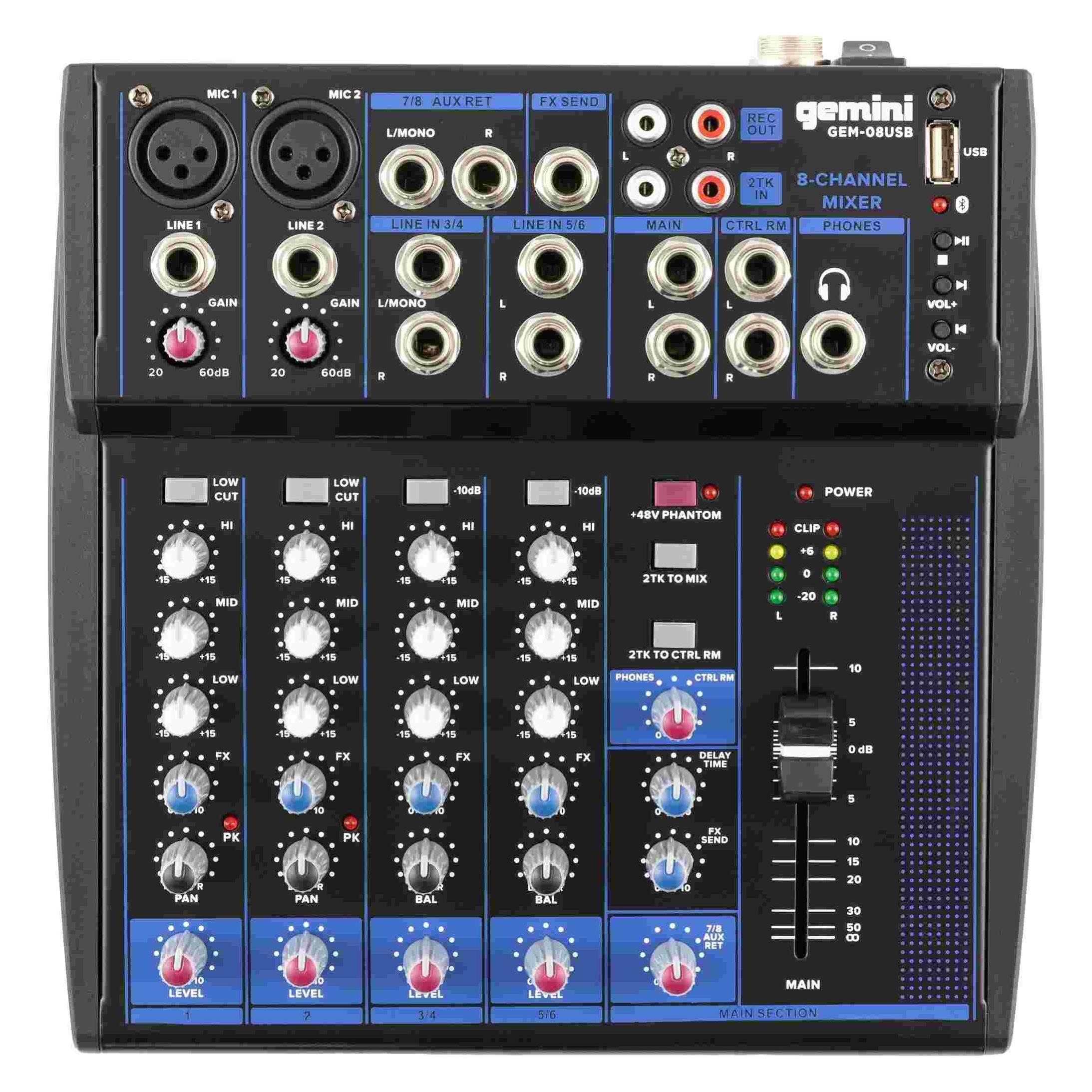 Native Gemini GEM-08USB (Clubmixer) (GEM-08 USB)