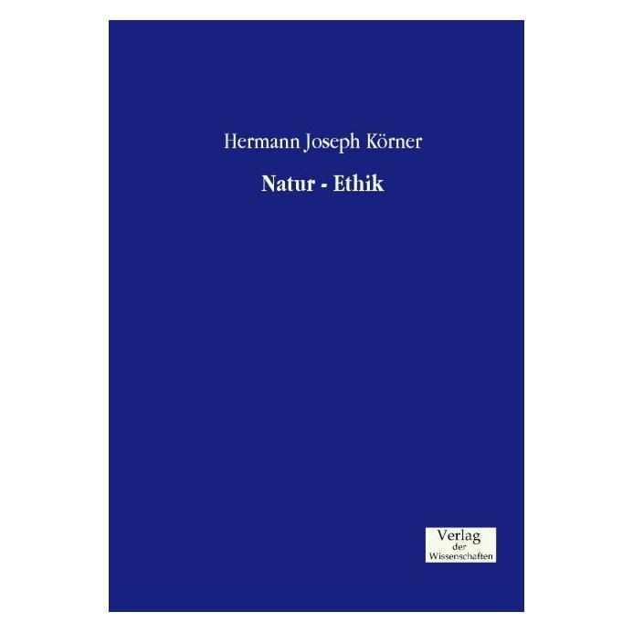 Verlag der Wissenschaften Natur - Ethik (55603086)