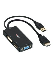 Lindy HDMI an DP DVI VGA Konverter Digital/Display/Video DisplayPort DVI-D (38182)