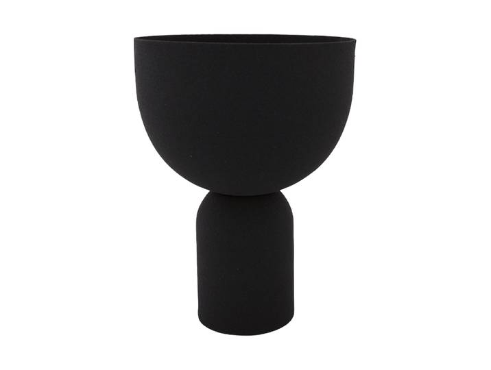 Design Blumentopf „Torus“ Ø 17 x 23 cm, Schwarz AYTM
