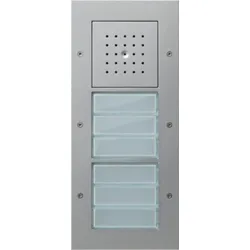 Gira Türstation Aufputz 6-fach alu 126865