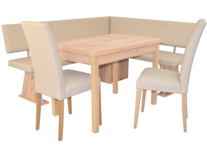 moebel-direkt-online Eckbankgruppe Schenkelmaß 150x182 cm, in vier attraktiven Farbkombinationen, (Spar-Set, 4tlg. Set)