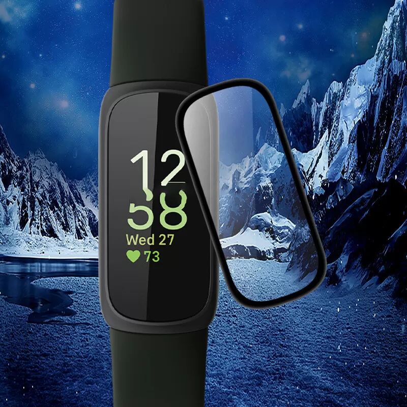 INF Fitbit Inspire 3 Displayschutzfolie, 3D Gebogenes Soft Film (2er-Pack)