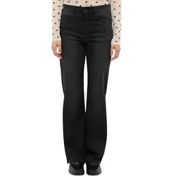 Angels Jeans Lara in Dunkelgrau mit weitem Bein-D38-L28