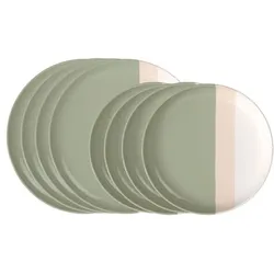 Villeroy & Boch Tafelservice Pastel Pop 8tlg. Premium Porcelain Grün