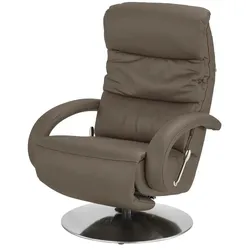 Hukla Leder-Relaxsessel braun - Leder Florian ¦ braun ¦ Maße (cm): B: 73 H: 102 T: 91.0