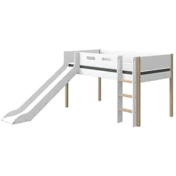 Flexa Spielbett Nor 90 x 200 cm Lack Weiß