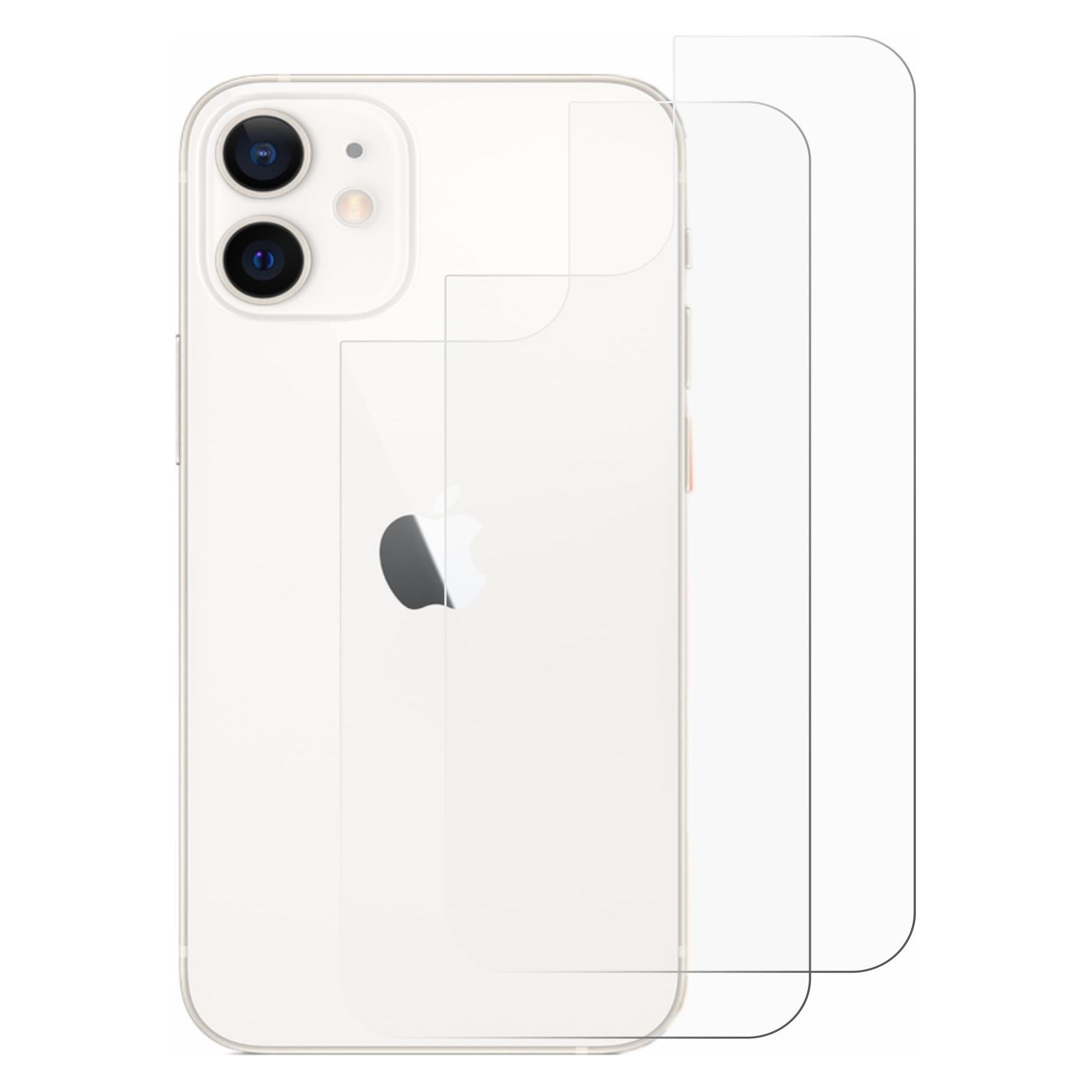 ScreenLeaf Schutzfolie für Apple iPhone 12 mini (Rückseite) Displayschutz Display Schutz Folie Klar T (Apple iPhone 12 mini) (6139129)