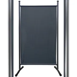 QUICK STAR Paravent 1tlg. 180x78cm Grau