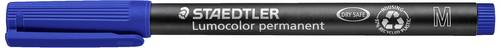 Staedtler Lumocolor permanent M DRY SAFE 317-3 Permanentmarker Blau wasserfest: Ja