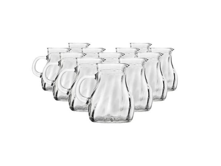 KRÜGE Salzburg transparent 0,125 l 12er Set
