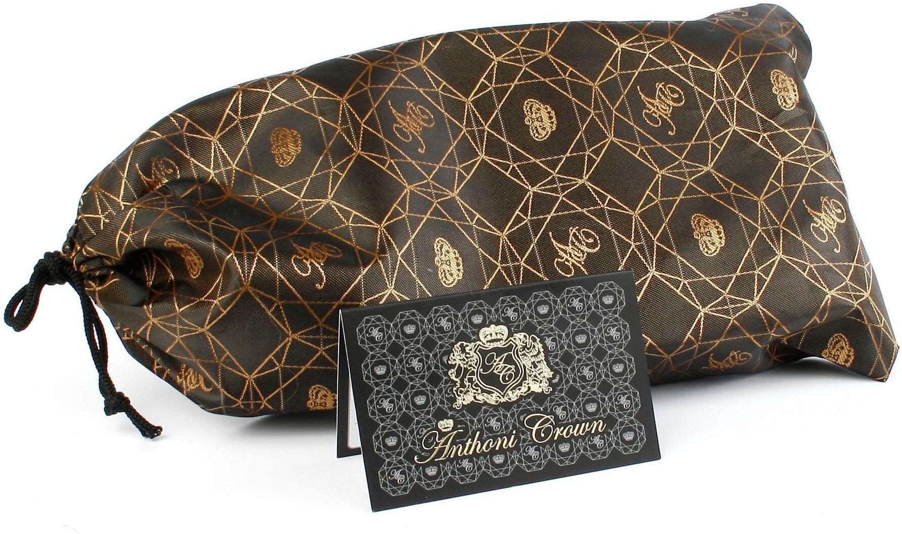 Ledergürtel ANTHONI CROWN, Damen, Gr. 120, schwarz, Leder, genarbt, unifarben, Gürtel Ledergürtel, Schliesse mit Muster schwarz 120