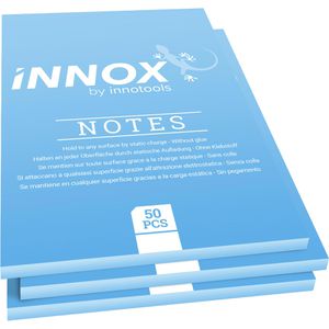 Innox Haftnotizen 32101485, blau, 210 x 148mm, elektrostatisch klebend, 3x 50 Blatt