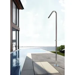 Fontealta Pooldusche TWIGGY CS40,Beschichtung: poliert, Anschlussart: Montage am Boden