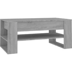 vidaXL Couchtisch Grau Sonoma 102x55x45 cm Holzwerkstoff