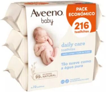 Aveeno Baby Pack Toalhitas Limpieza Daily Care x216