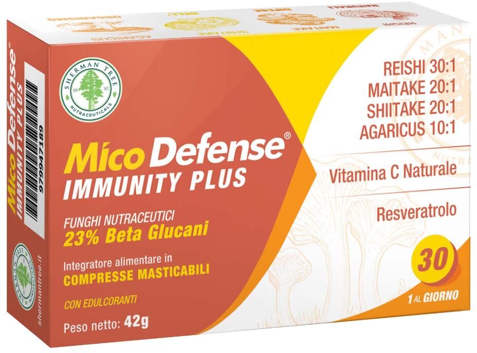 SHERMAN TREE Srl MicoDefense Immunity Plus, 30 Compresse