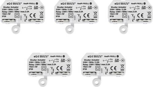 Homematic IP Funk Rollladenaktor HmIP-FROLL - 5er Set